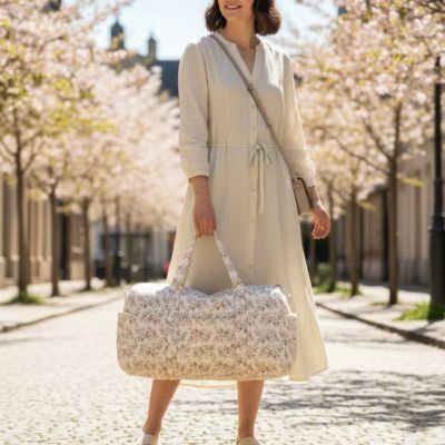 Sac a langer à main de maternité élégant – grande capacité pour accessoires bébé et maman