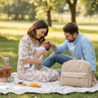 Sac a langer bebe confortable et résistant – parfait pour parents actifs