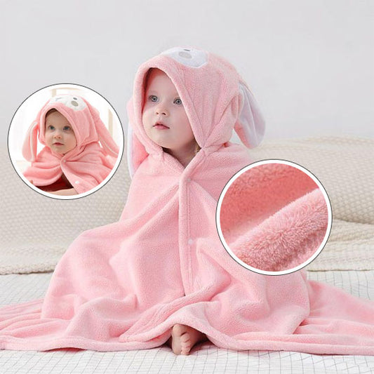 serviette de bain bébé à capuche visage d’animal-sphere de maman-nourrison