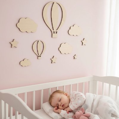 Stickers muraux artisanaux pour chambre garçon et fille