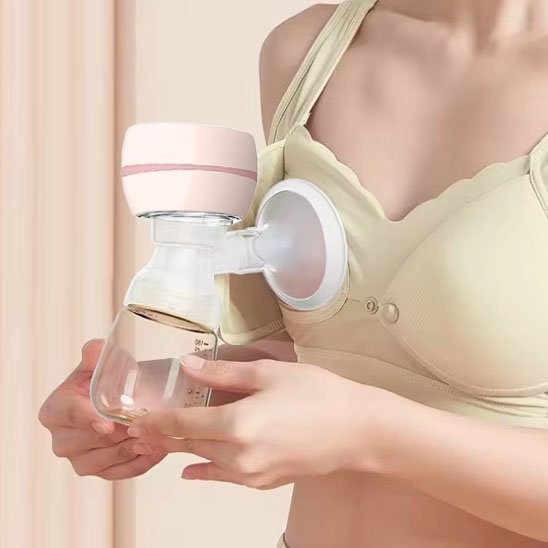 Tire lait sans fil ergonomique avec soutien-gorge d’allaitement intégré