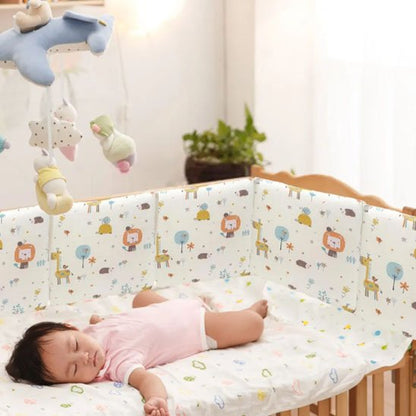 Tour de lit bébé anti-collision, facile à nettoyer, sécurité renforcée pour nourrissons