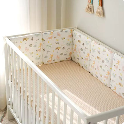 Tour de lit bébé garde-corps rembourré pour nouveau-né