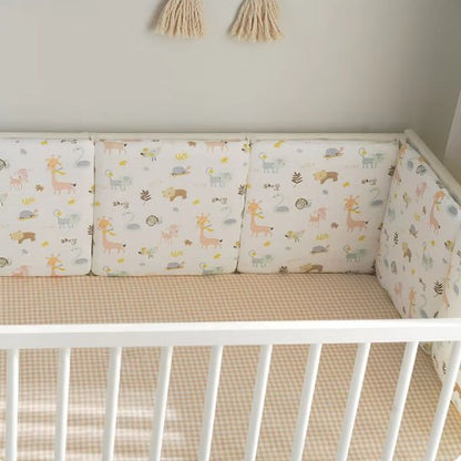 Tour de lit bébé lavable, protège des collisions et crée un environnement sûr pour dormir